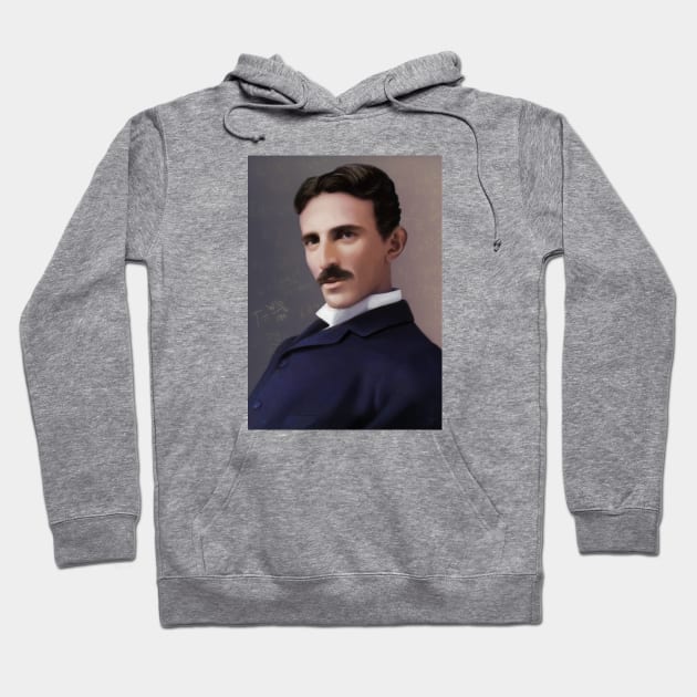 Nikola Tesla Hoodie by Marija154